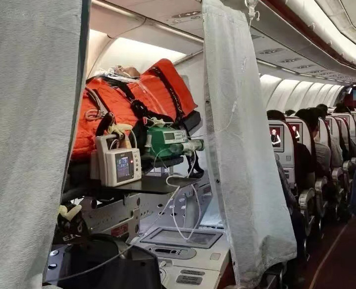 泰安跨国医疗包机、航空担架